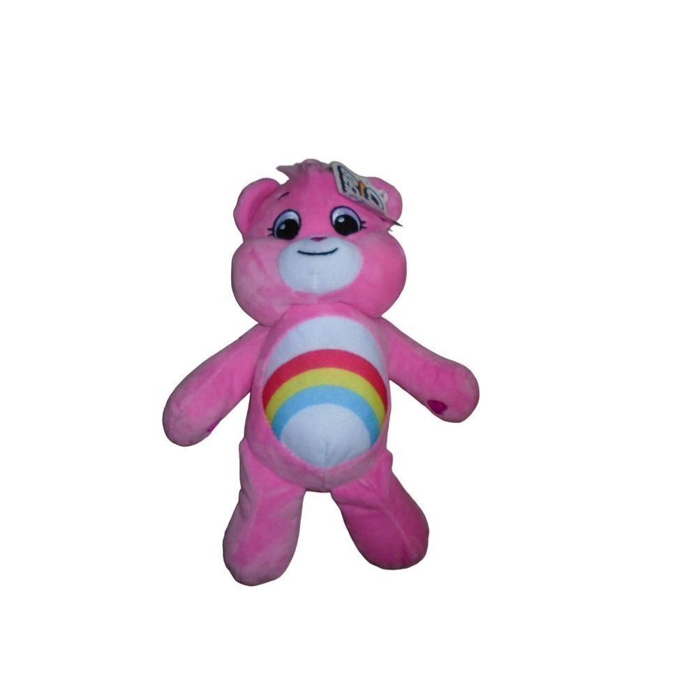 Care Bears Plush Toy "Cheer Bear" More To Cheer Bear Pink and Multicolor - 12 in